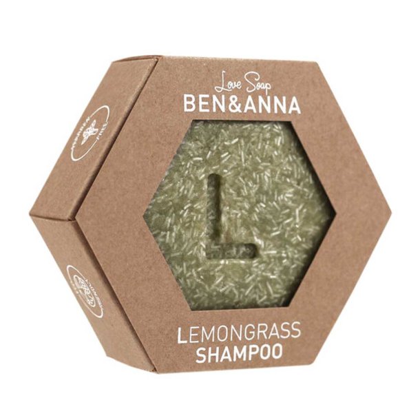 Shampoo bar med 100% naturlige ingredienser - limegrass