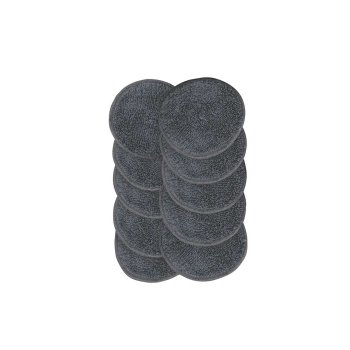 Make-up rondeller kologisk bomuld 10 stk - Pewter