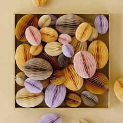 Pskeg i papir 2 stk medium - grass