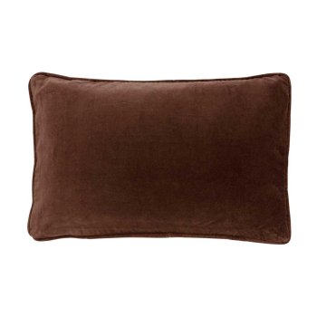 Bungalow pudebetrk velour 33x50cm - Velvet Chocolate