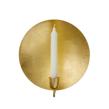 Vglysestage - golden round wall light