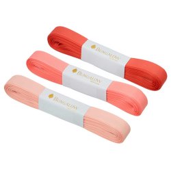 Gavebnd i stof 10 meter - Tangerine