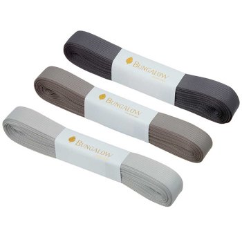 Gavebnd i stof 10 meter - Grey