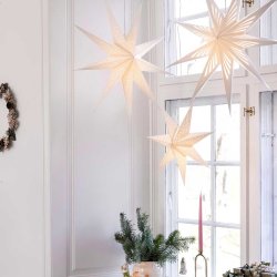 Bungalow stjernelampe Venus white - 60cm