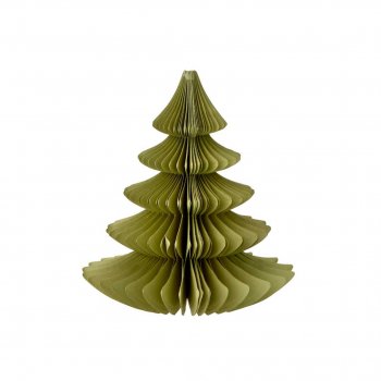 Juletr til dekoration H16 cm - olive