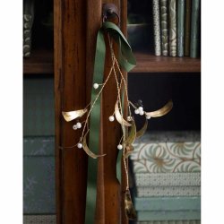 Mistelten i bladguld - small 3 grene