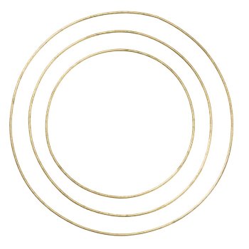 Dekorationsring i bladguld 