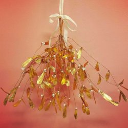 Mistelten i bladguld - XL - 30 grene