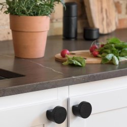 Ekta wood knot big - sort eg