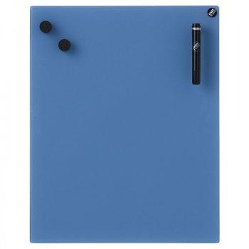 Chat-board magnetisk glastavle - Denim