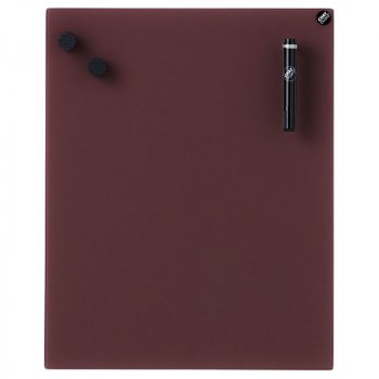 Chat-board magnetisk glastavle - Plum