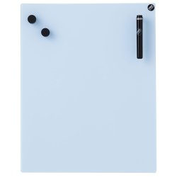 Chat-board magnetisk glastavle - Sky blue