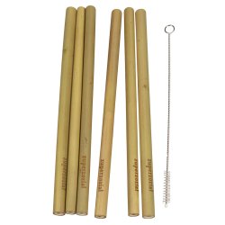 Sugerr i 100% bambus - 6 stk.