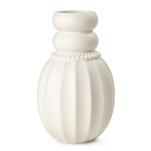 Dottir Samsurium vase Pearlpuff - white