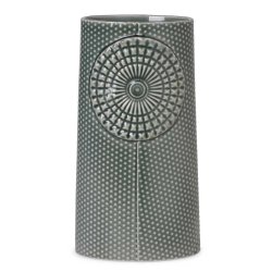 Dottir Pipanella dotted vase  oval - large dark