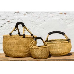 Bolga kurv fairtrade - natur