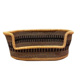 Hundekurv i naturflet - natur/sort