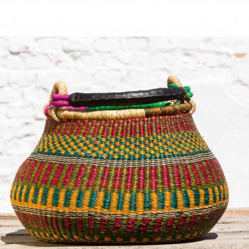 Afrikansk krukke kurv - traditionel unika