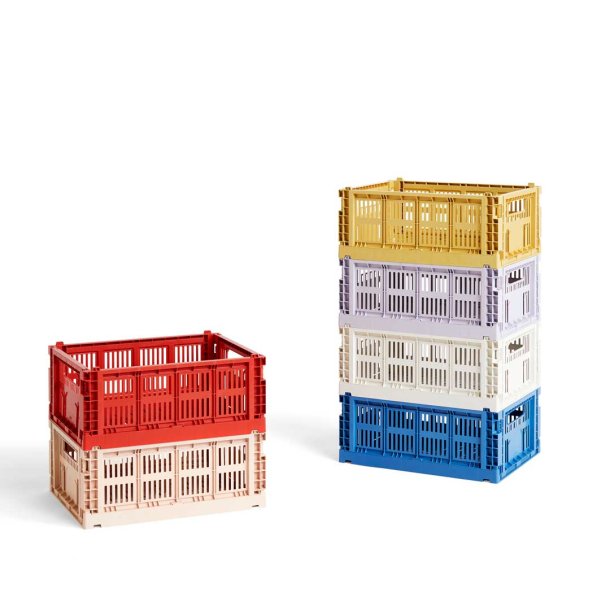 HAY Colour Crate kasse i genbrugsplast - Medium