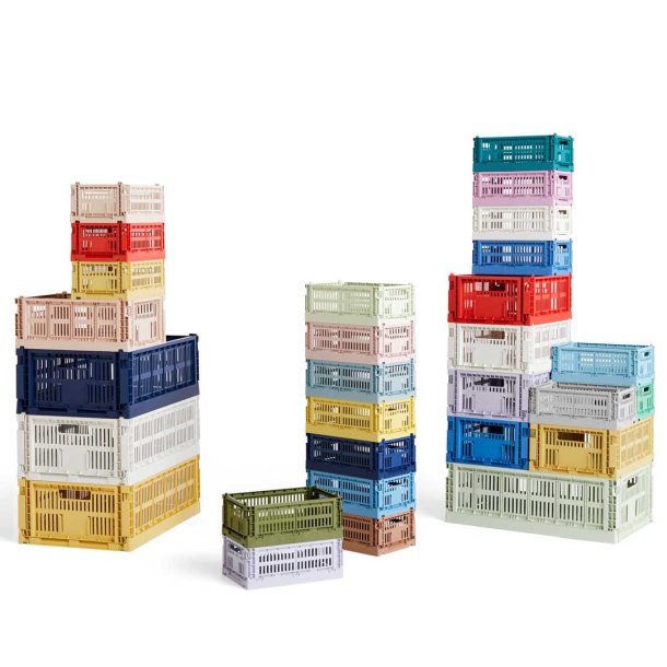 HAY Colour Crate kasse i genbrugsplast - Medium