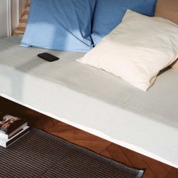 HAY Tapis mtte 60x95cm - Chestnut/blue