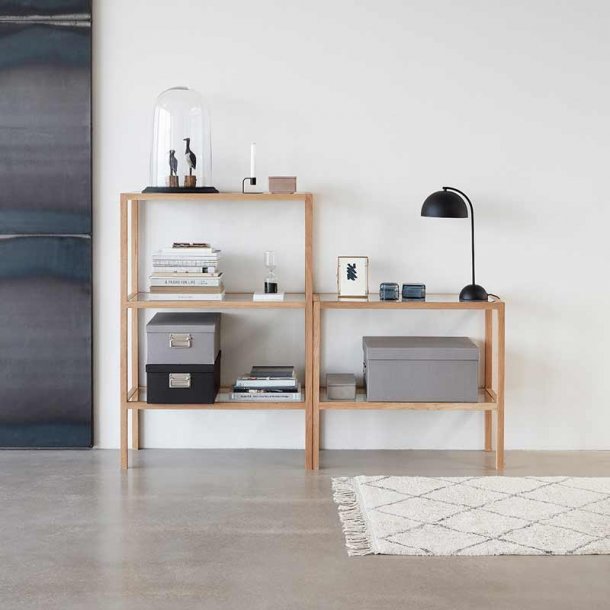 H�bsch bordlampe rund sk�rm - sort 