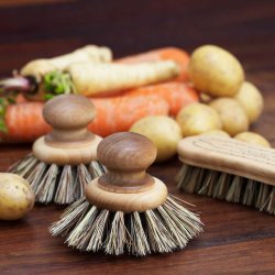 Grntsagsbrste i naturmaterialer - aflang