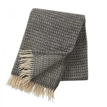 Klippan plaid premium merino/lammeuld - Leaf grey