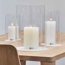 Kunstindustriens hurricane - cylinder med hvid fod