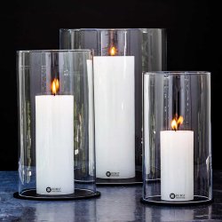 Kunstindustriens hurricane - cylinder med sort fod