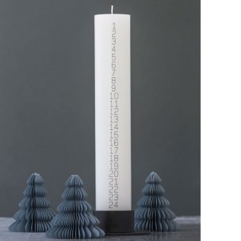 Kalenderlys monoline sorte tal - 5 cm diameter