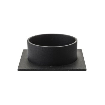 Square stage til bloklys 7 cm - sort