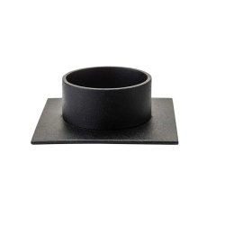 Square stage til bloklys 6 cm - sort