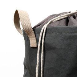 UASHMAMA Positano vasketjskurv - dark grey