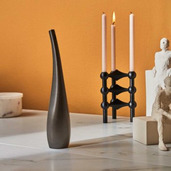 Mignis bordlighter Sculpture - sort