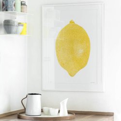 Monika Petersen 50x70 - Yellow Lemon