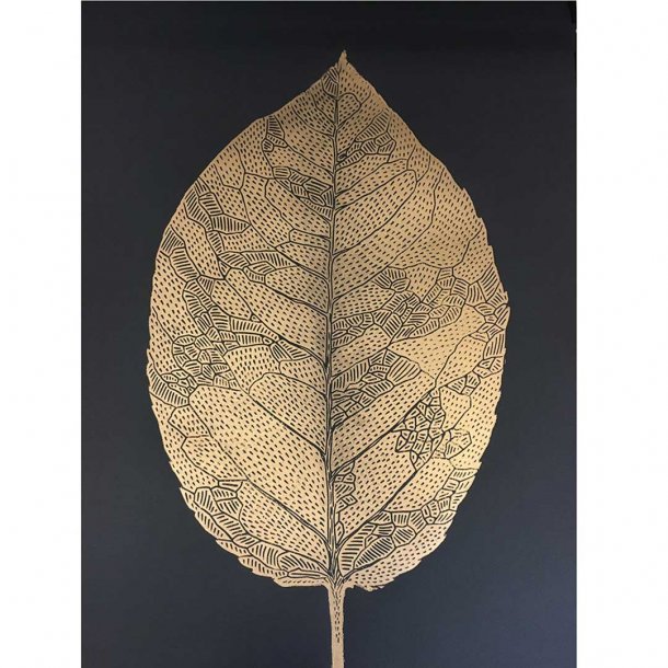Monika Petersen 50x70 - Birch Leaf Gold/black
