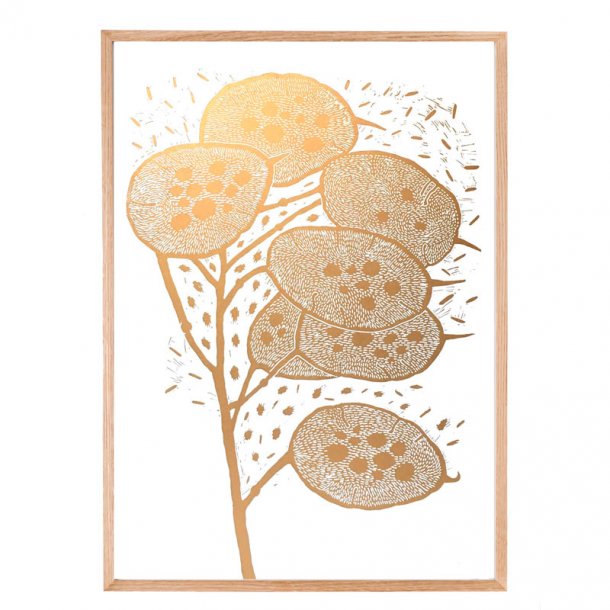 Monika Petersen 50x70 - Winter Branch Gold/White