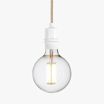 NUD Bolt lampefatning -  white/hr