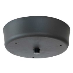 NUD loftroset med 3 ledningsudtag - sort plast