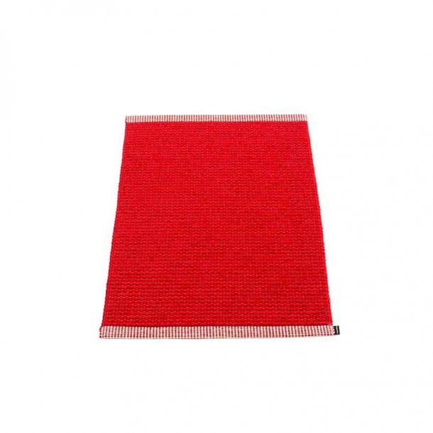 Pappelina Mono mtte med kant - dark red