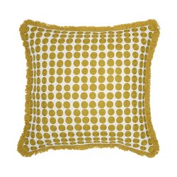 Raffinee pudebetrk 50x50cm - Eclectic Dotty Orchre