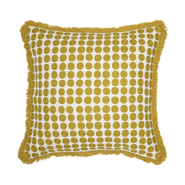 Raffinee pudebetrk 50x50cm - Eclectic Dotty Orchre