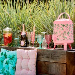 Rice vinglas i akryl - clear