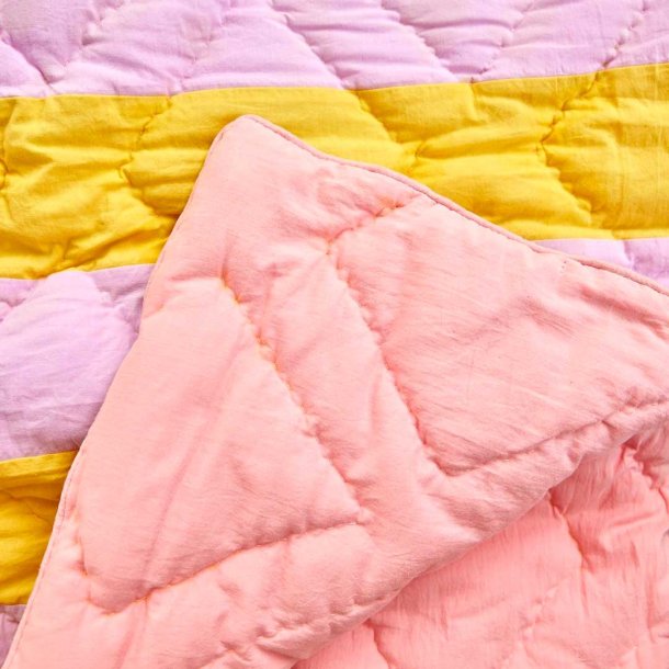 Rice quilttppe - pink/yellow