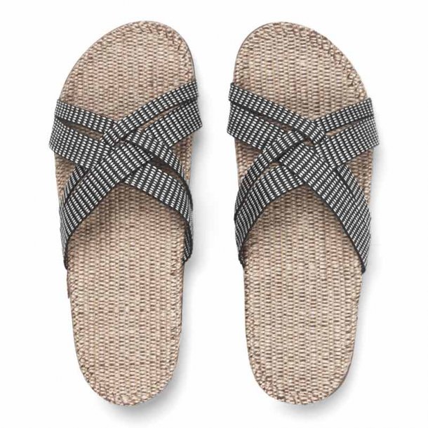 Shangies sandal - black stripe