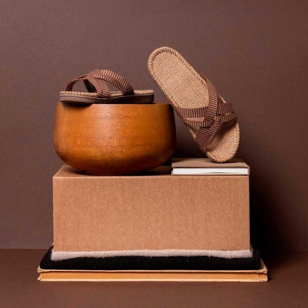 Shangies sandal - cocoa tones