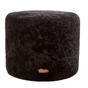 Shepherd lammeskindspuf 50cm - asfalt