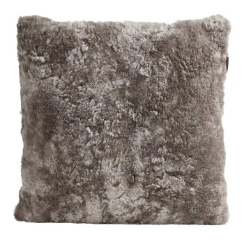Shepherd lammeskindspude 50x50cm - light grey