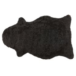 Shepherd luxus lammeskind 100x70 cm black